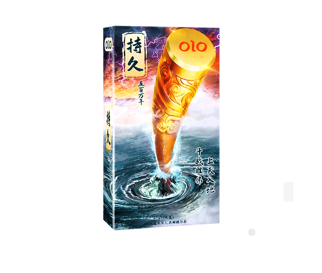 Презерватив OLO Thunder Spear з пролонгуючим ефектом та ароматом сакури